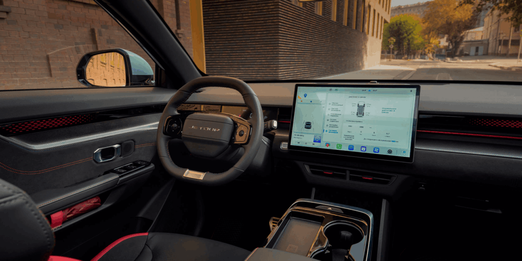 JETOUR DASHING — интерьер салона